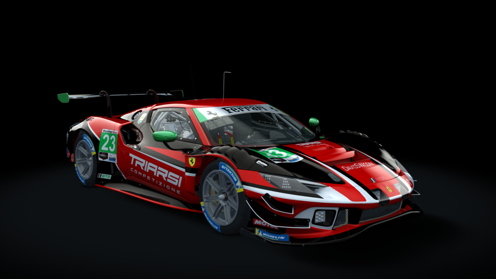 EW GT3 - FERRARI 296, skin 2023 Triarsi #23