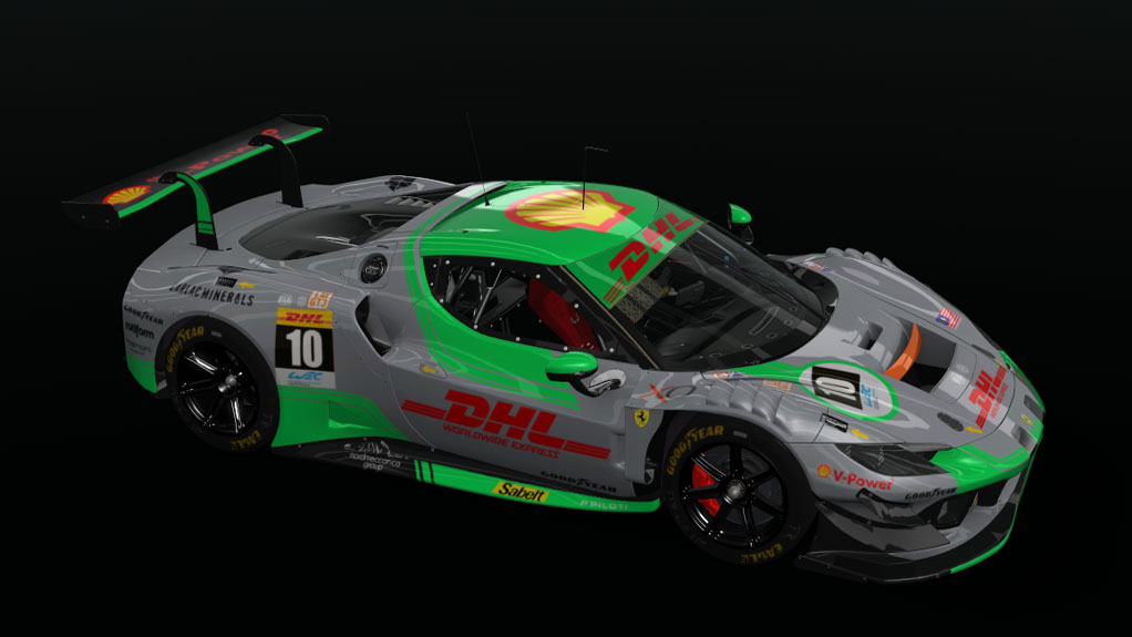 EW GT3 - FERRARI 296, skin Kenshin #10