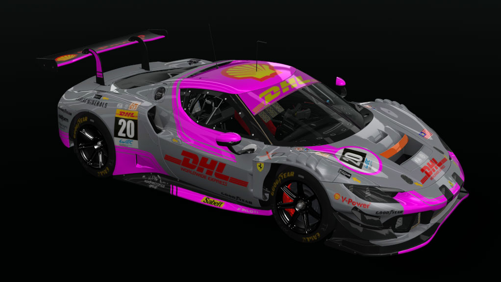 EW GT3 - FERRARI 296, skin OG #20-1
