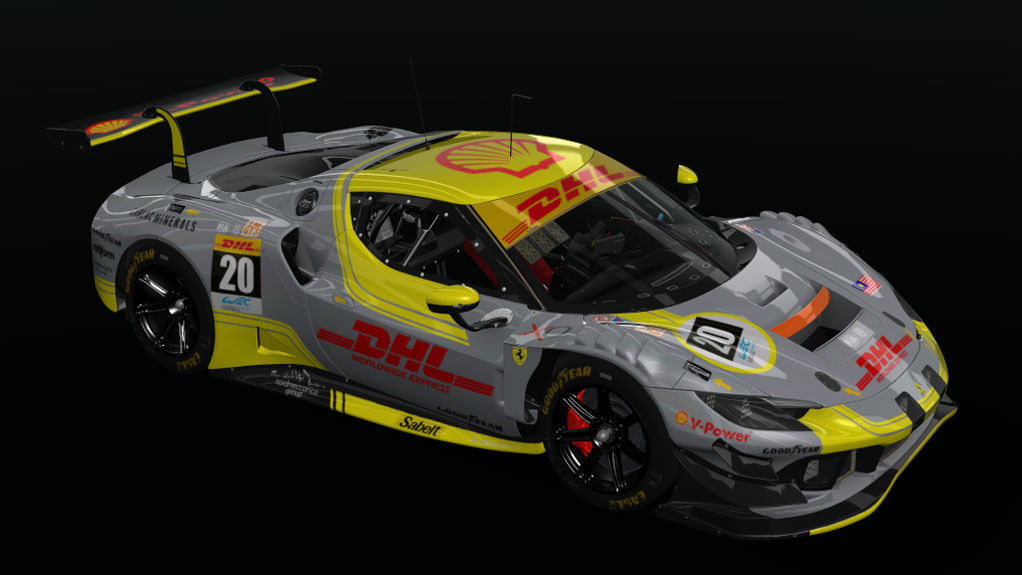 EW GT3 - FERRARI 296, skin OG #20