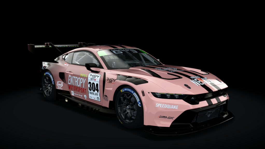 EW GT3 - FORD MUSTANG, skin 304_Entropy
