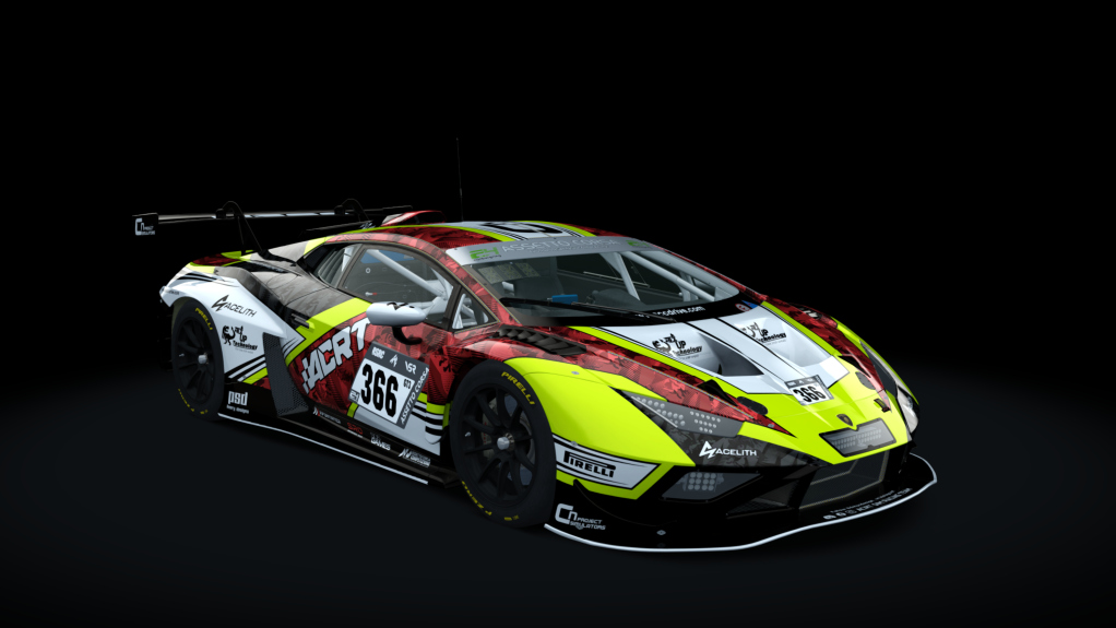 EW GT3 - LAMBORGHINI HURACAN, skin NBR24_RACE2023_GT3_366