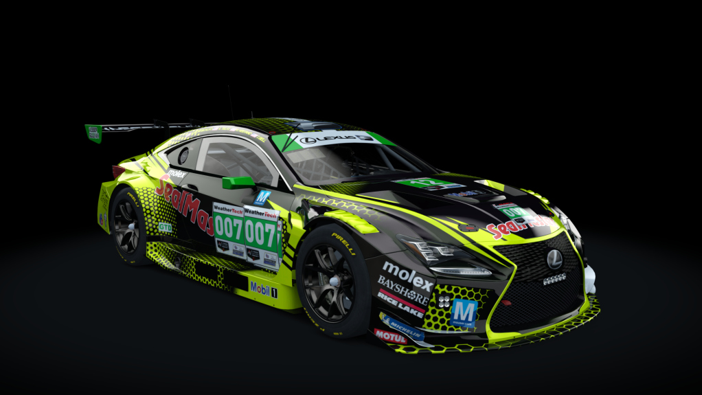 EW GT3 - LEXUS RC F, skin ACF_ADPS_#007_Ruben van der Peet