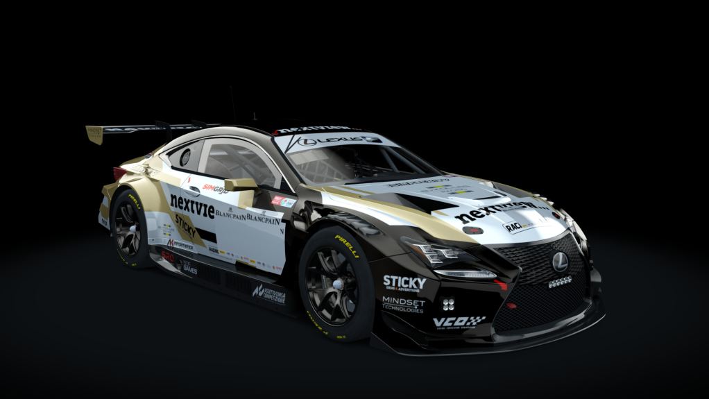 EW GT3 - LEXUS RC F, skin Burst
