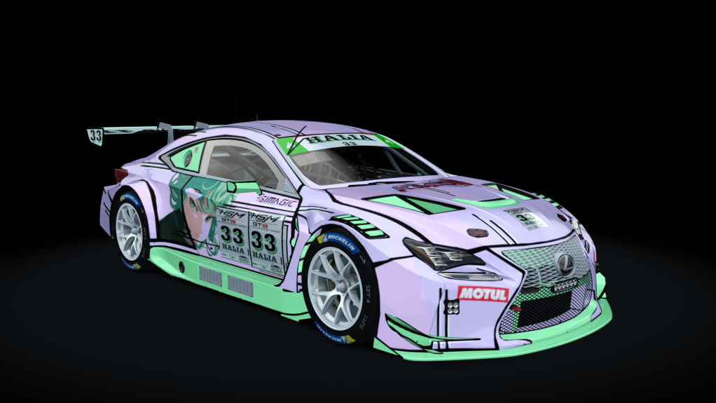 EW GT3 - LEXUS RC F, skin KMH1 33