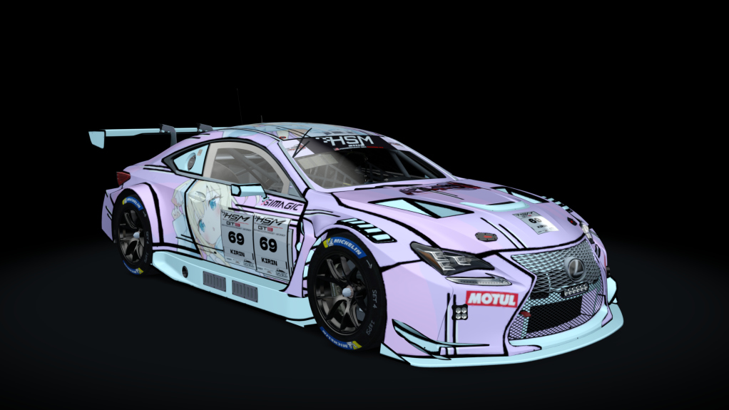 EW GT3 - LEXUS RC F, skin KMH1 69