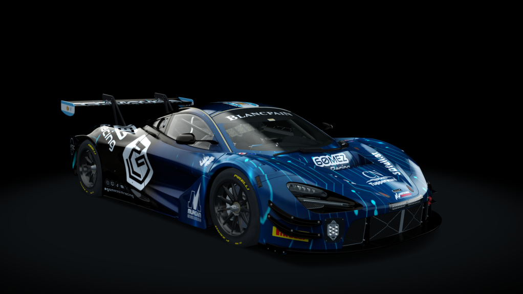 EW GT3 - MCLAREN 720S, skin GOMEZ
