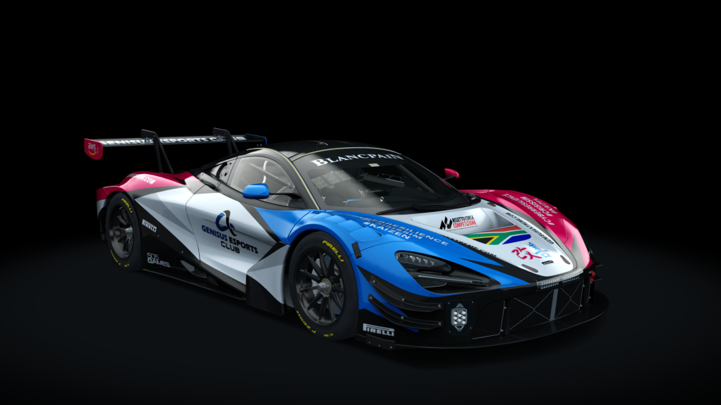 EW GT3 - MCLAREN 720S, skin Genisus