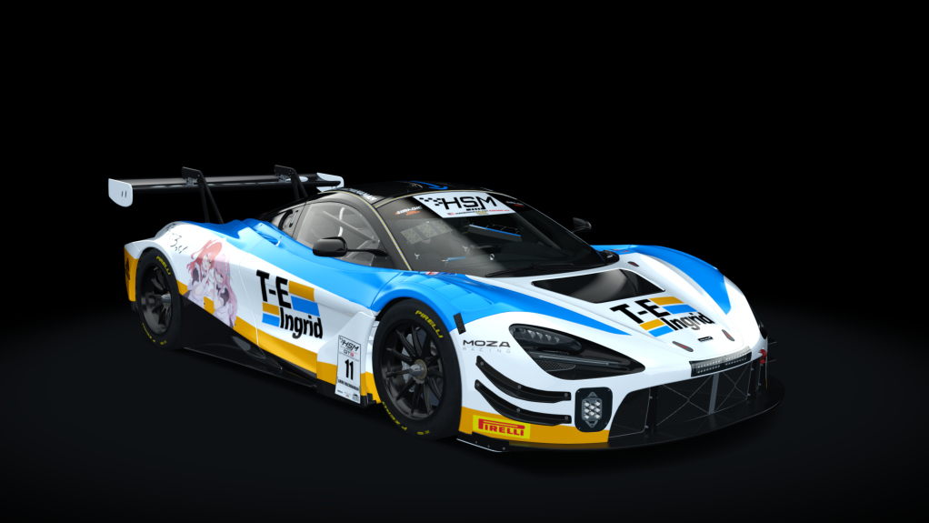 EW GT3 - MCLAREN 720S, skin HSM GT3 - #11 TE-Ingrid Motorsports