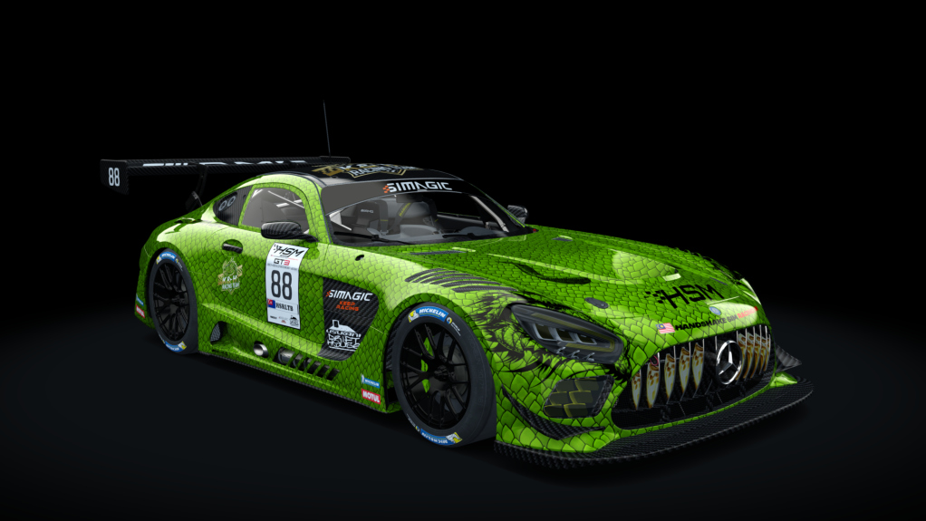 EW GT3 - MERCEDES AMG EVO, skin 88 HSM GT3 2025