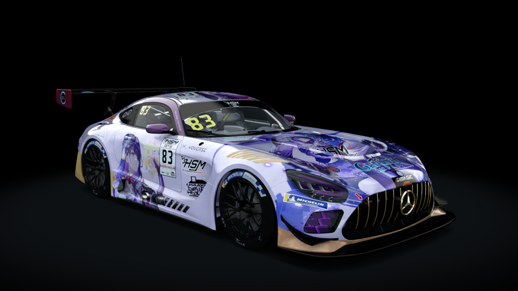EW GT3 - MERCEDES AMG EVO, skin HSM 83 Raiden Shogun