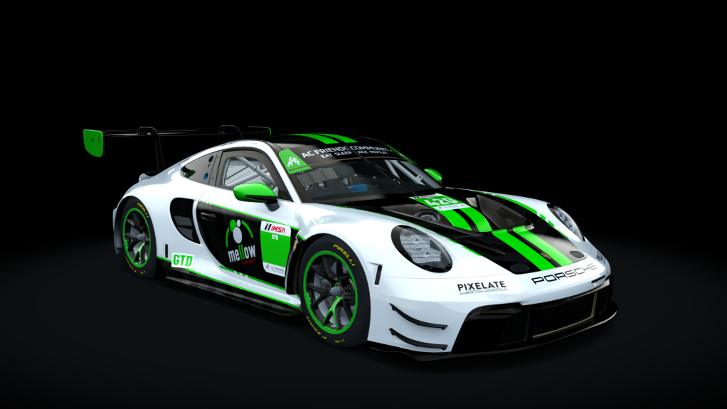 EW GT3 - PORSCHE 992 GT, skin ACFIMSA_2024_DAYTONA_GTD_420