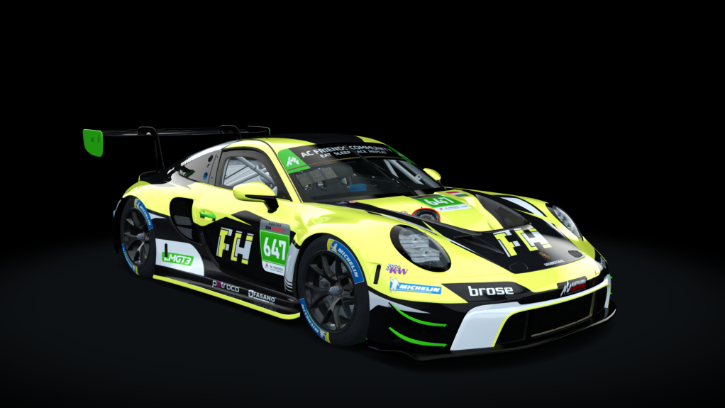 EW GT3 - PORSCHE 992 GT, skin ACFWEC2024_LEMANS_LMGT3_647