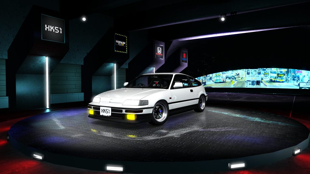 HK51 P1 Honda CRX EE8, skin polar_white