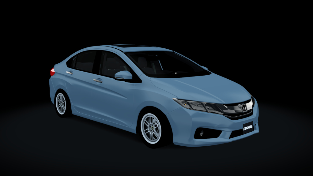 KRACKERS Honda City GM6, skin kracker silver