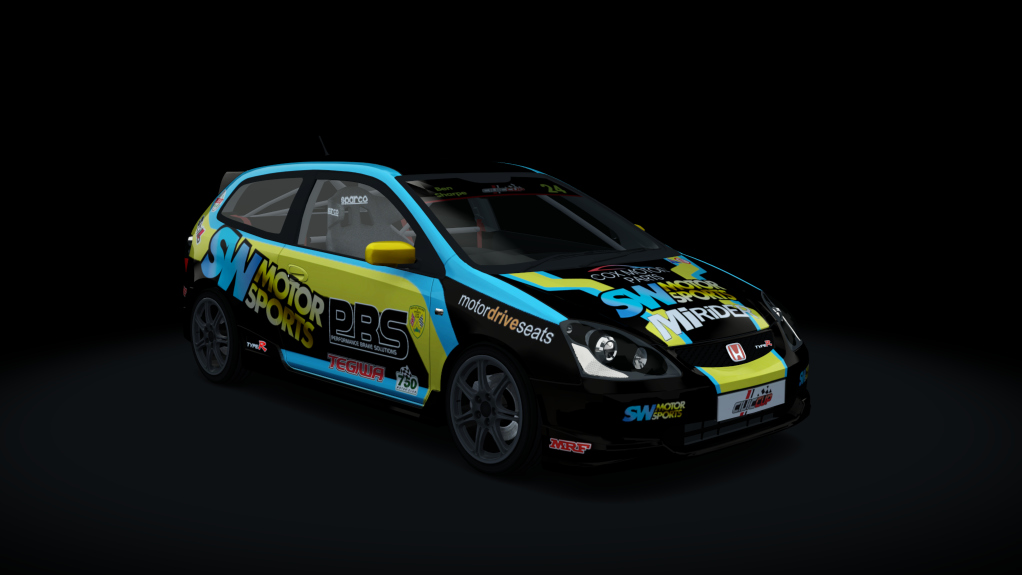 Honda Civic Type R (EP3 Cup), skin Ben Sharpe