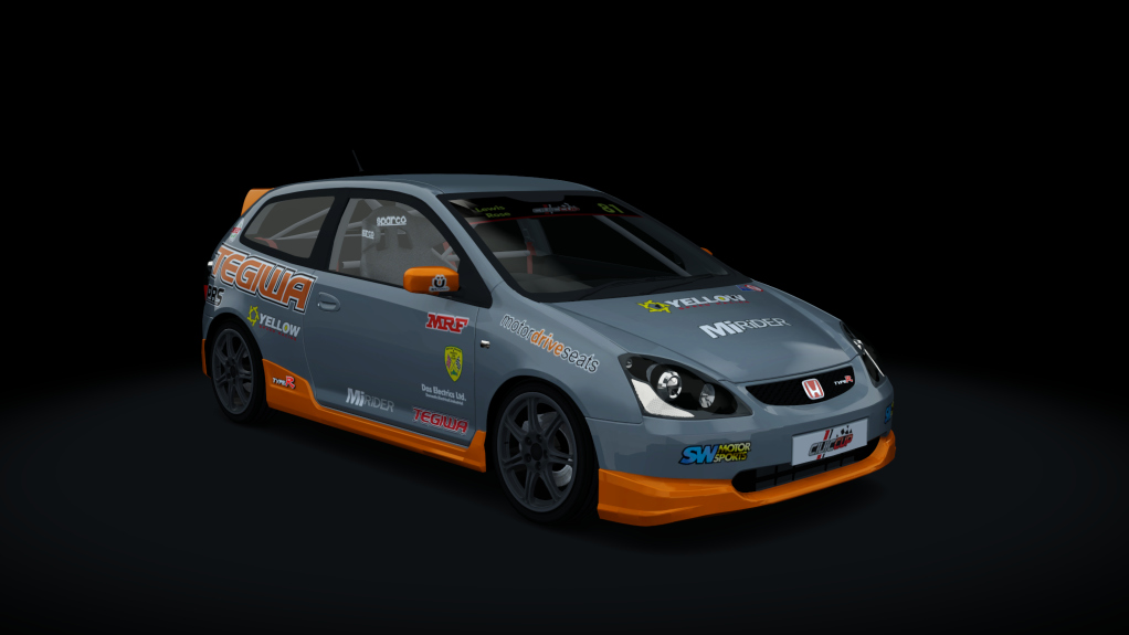 Honda Civic Type R (EP3 Cup), skin Lewis Rose