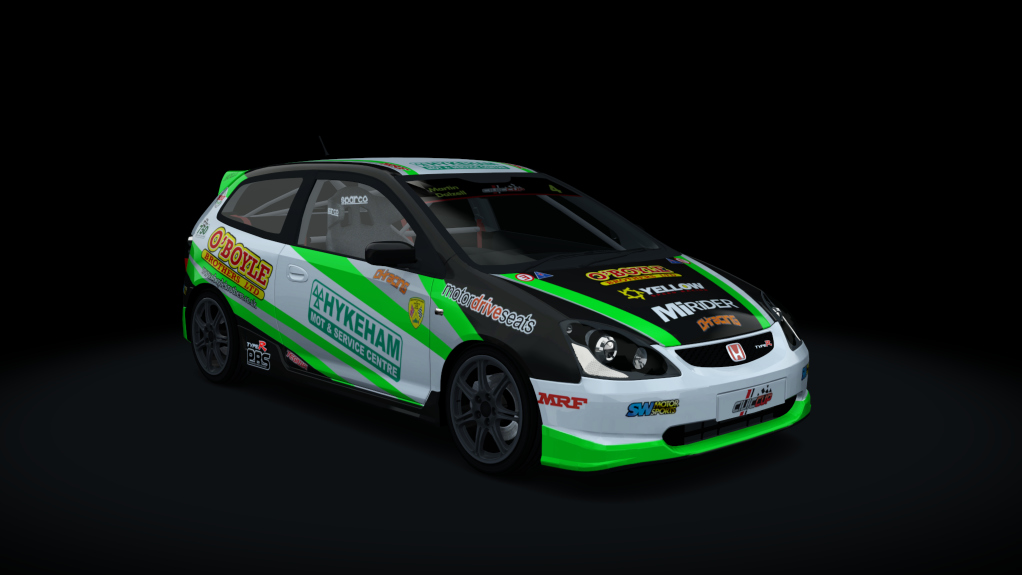 Honda Civic Type R (EP3 Cup), skin Martin Dalzell