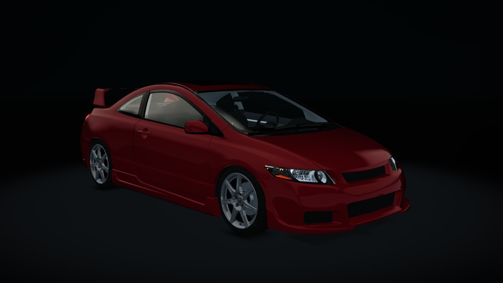 Honda Civic SI 2006, skin Habanero_red_pearl