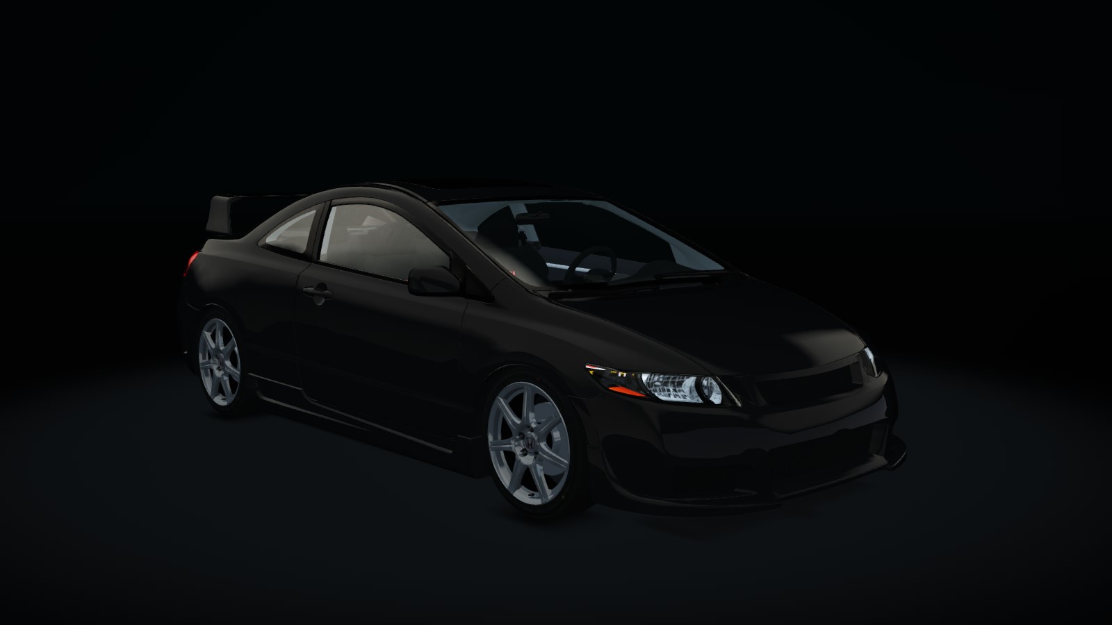 Honda Civic SI 2006, skin Nighthawk_black