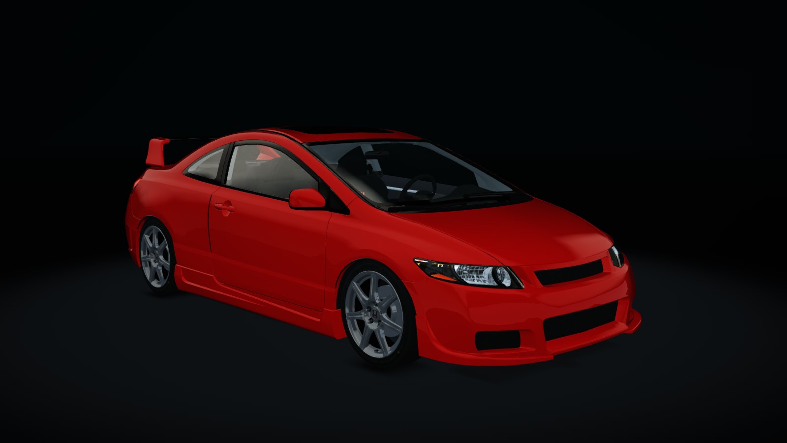 Honda Civic SI 2006, skin Rallye_red