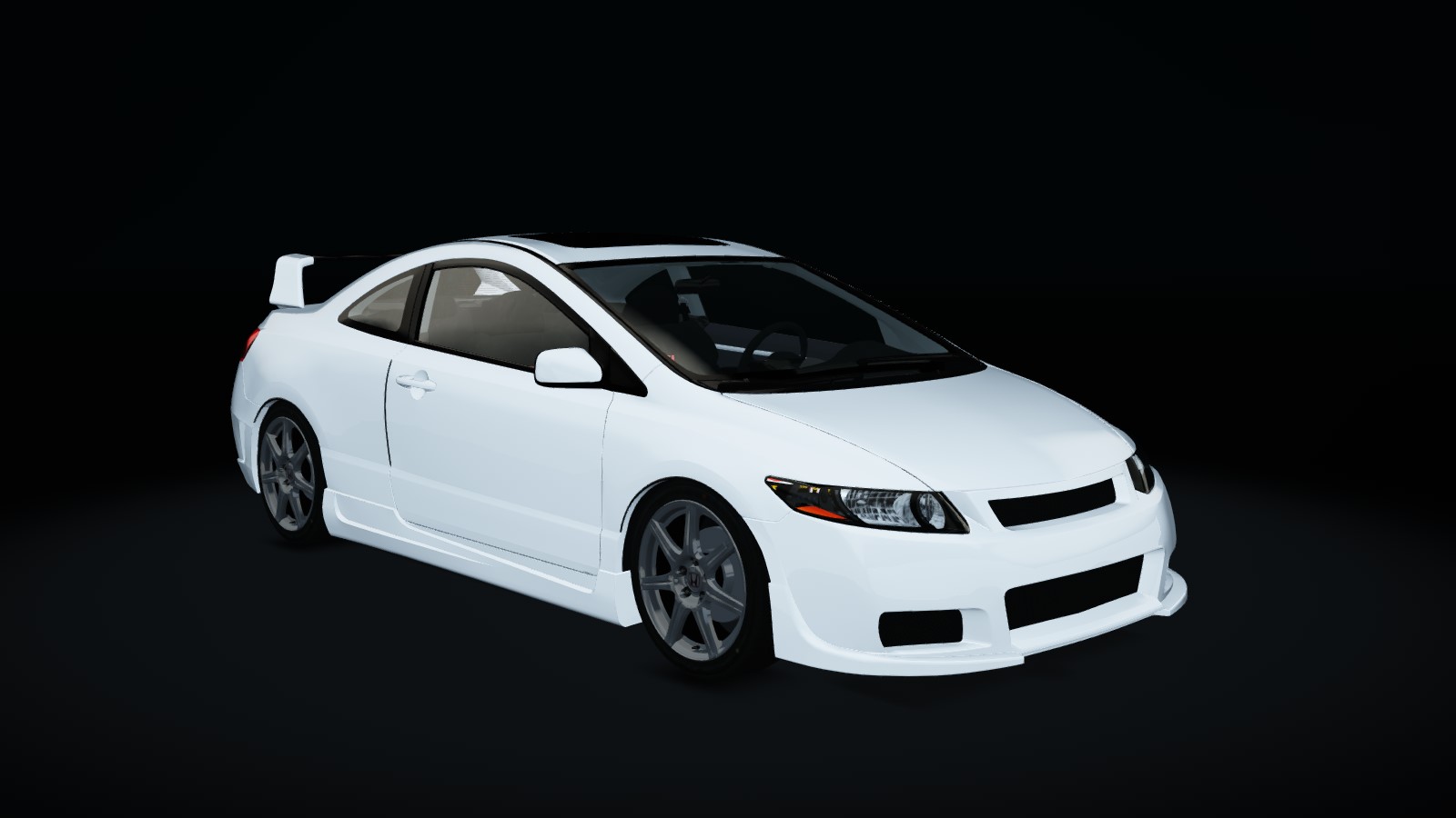 Honda Civic SI 2006, skin Taffeta_white