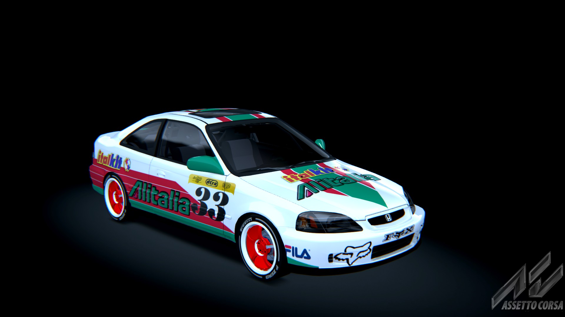 Honda Civic Si '99, skin ALITALIA