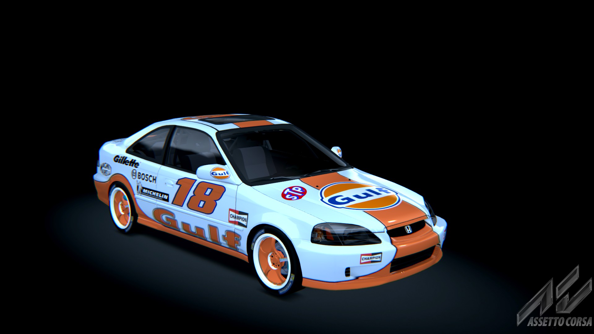 Honda Civic Si '99, skin GULF