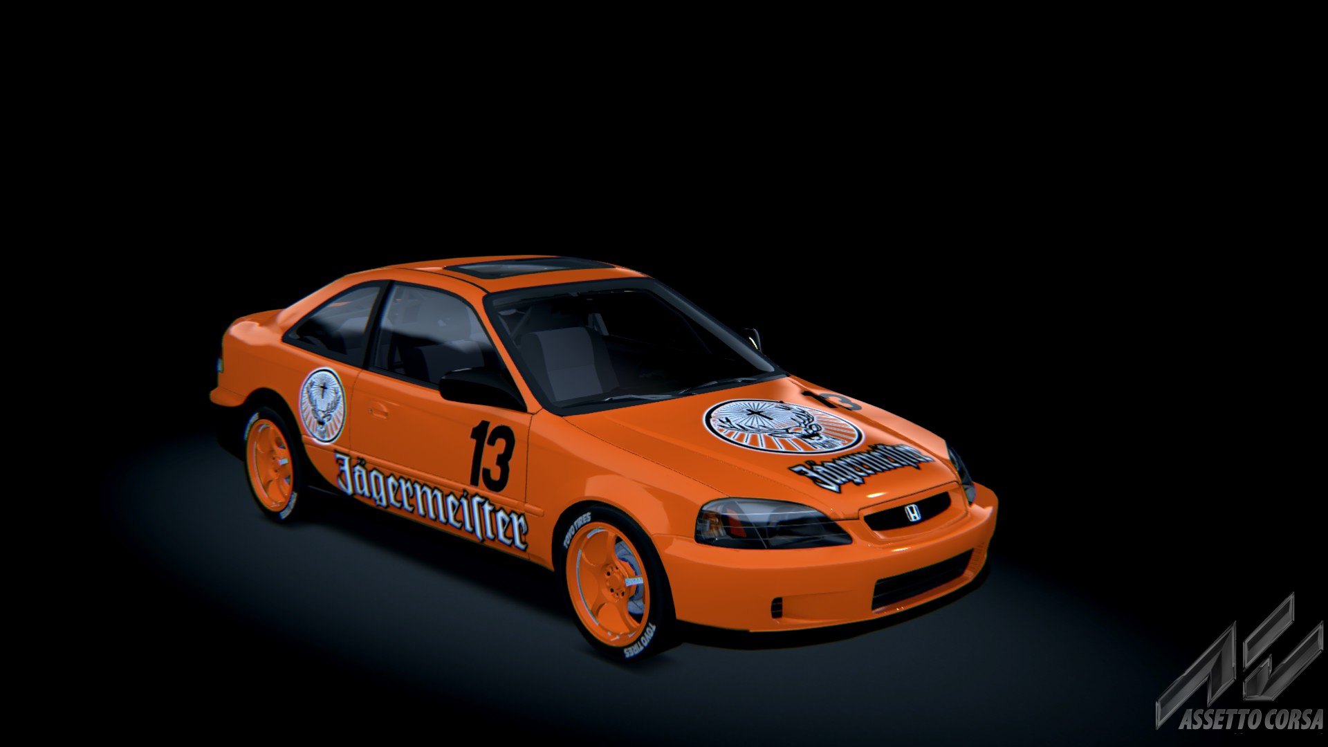 Honda Civic Si '99, skin JAGERMEISTER