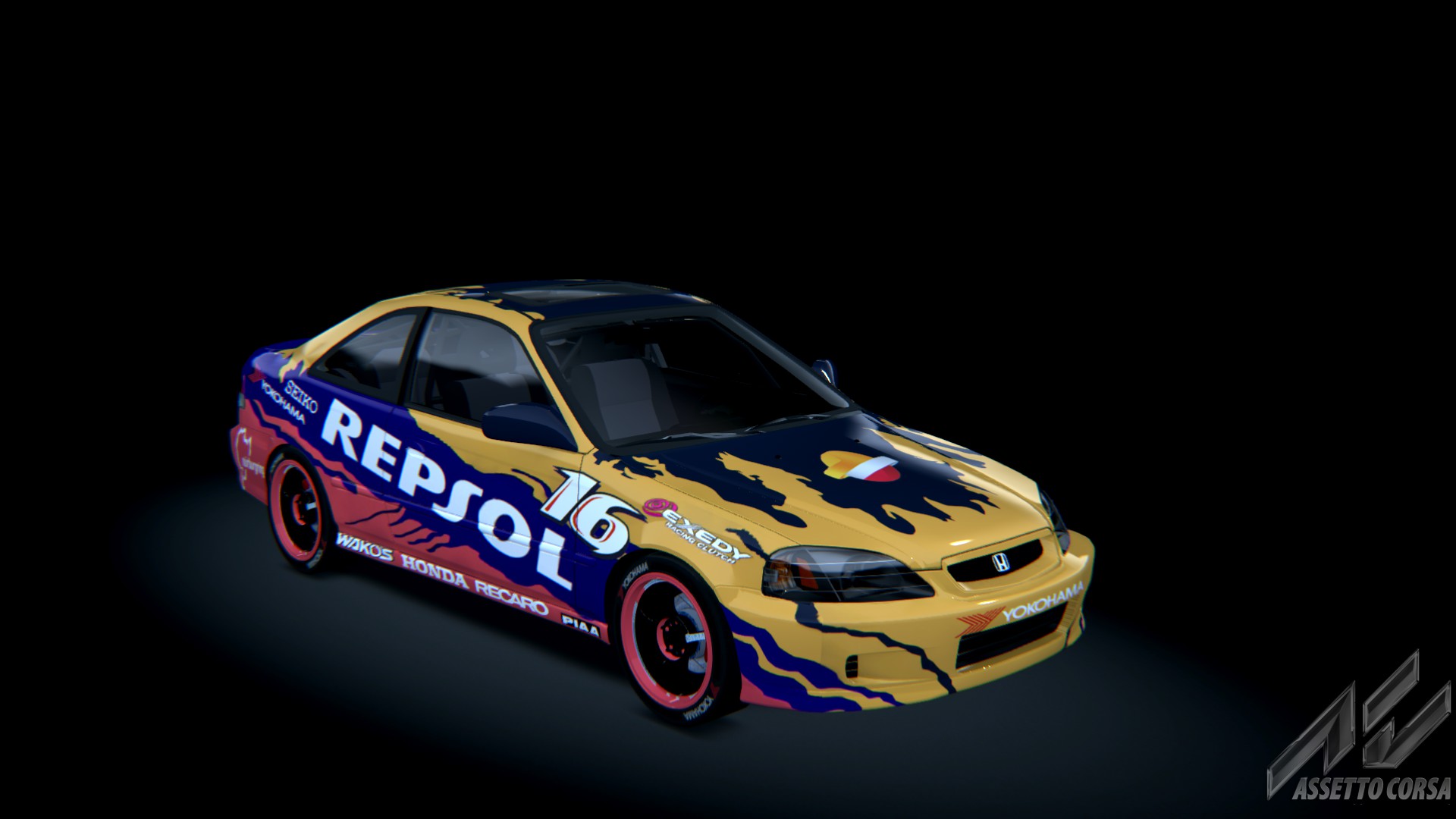 Honda Civic Si '99, skin REPSOL