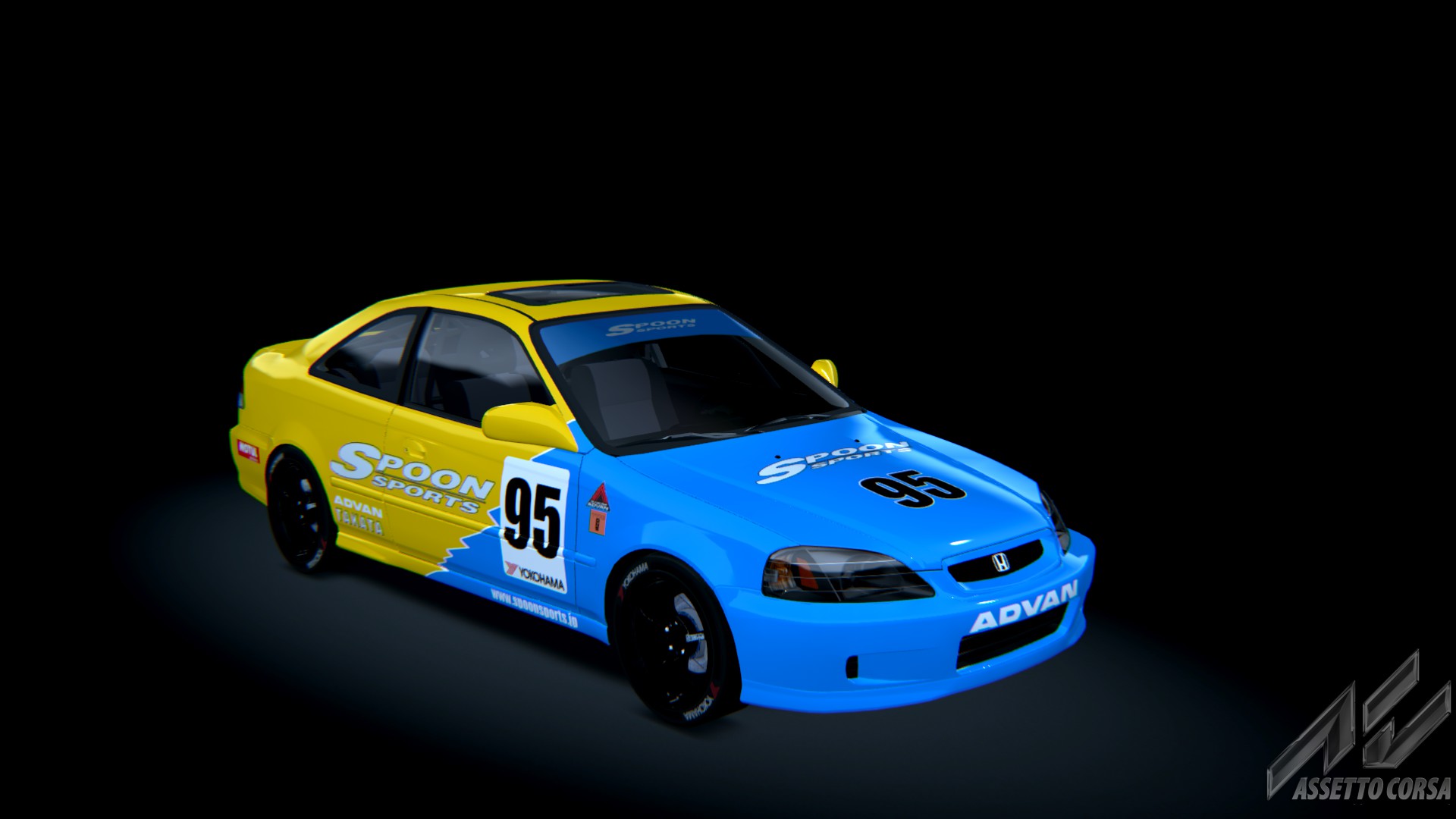 Honda Civic Si '99, skin SPOON_SPORTS_2