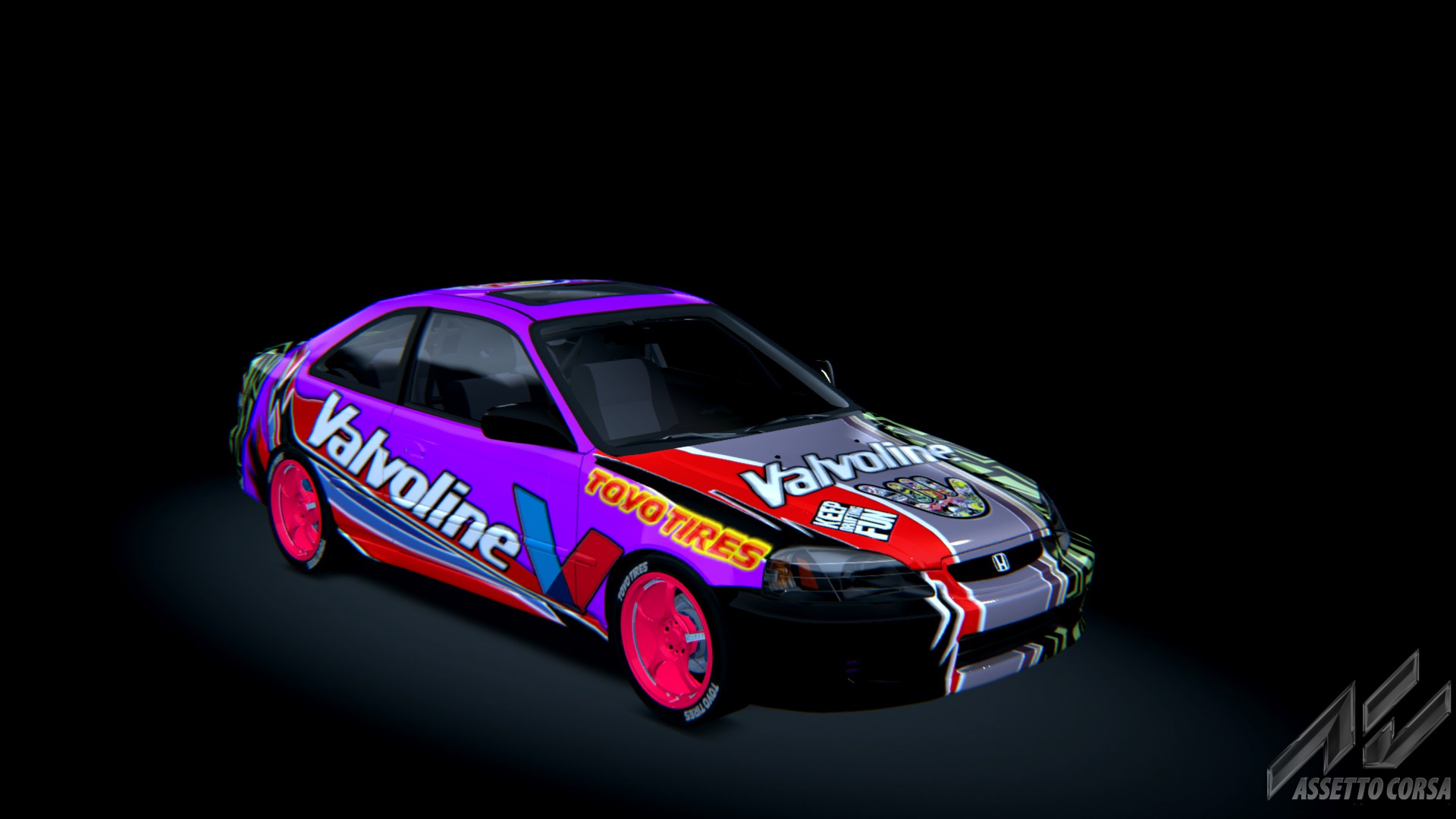 Honda Civic Si '99, skin VALVOLINE