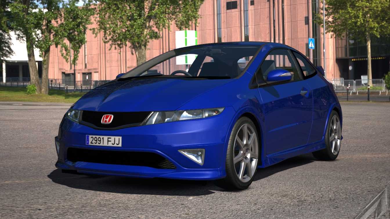 Honda Civic Type-R, skin Blue