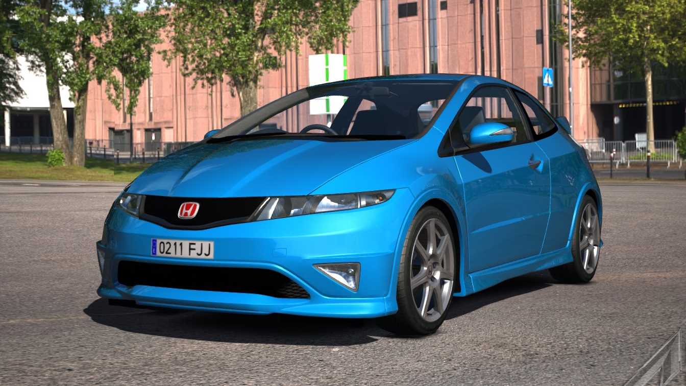 Honda Civic Type-R, skin Blue2