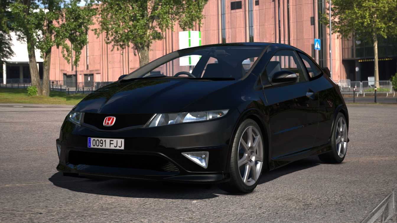 Honda Civic Type-R, skin Nero