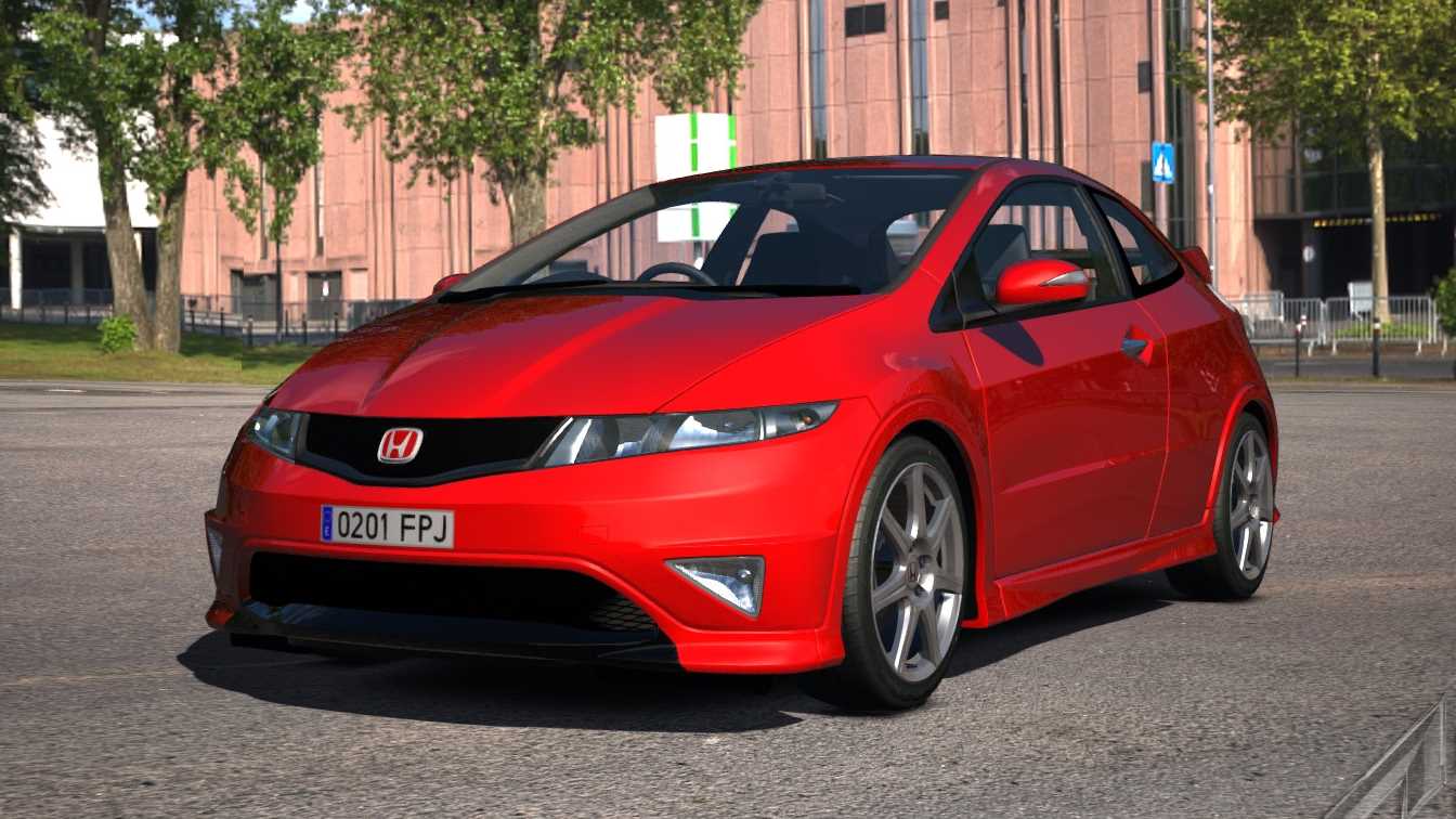 Honda Civic Type-R, skin Red_sport