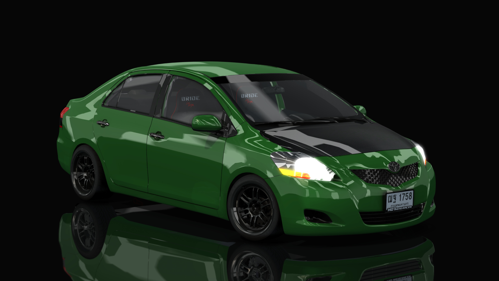 HOTHEAD21 TOYOTA VIOS STREET, skin green