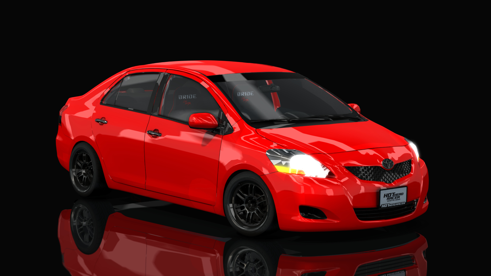 HOTHEAD21 TOYOTA VIOS STREET, skin red