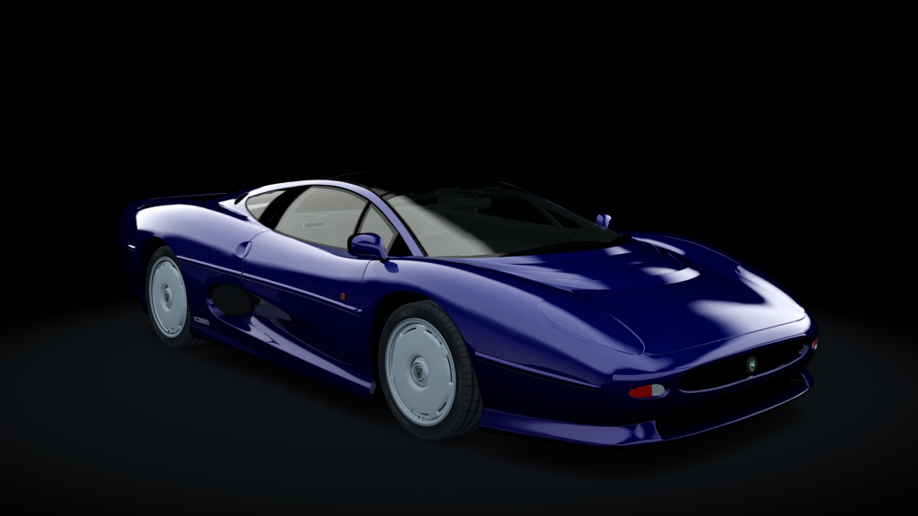 Jaguar XJ220, skin lemans_blue