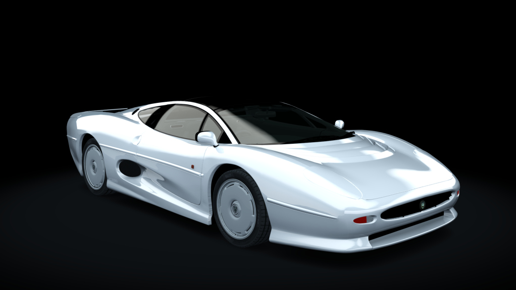 Jaguar XJ220, skin spal_white