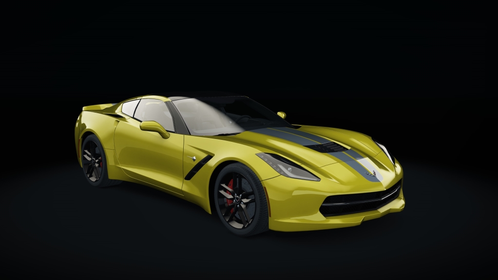 Chevrolet Corvette C7 Stingray, skin Velocity_Yellow_SB