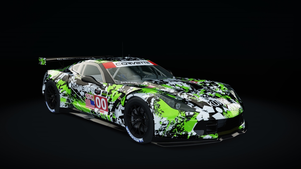 Chevrolet Corvette C7R, skin racing_00