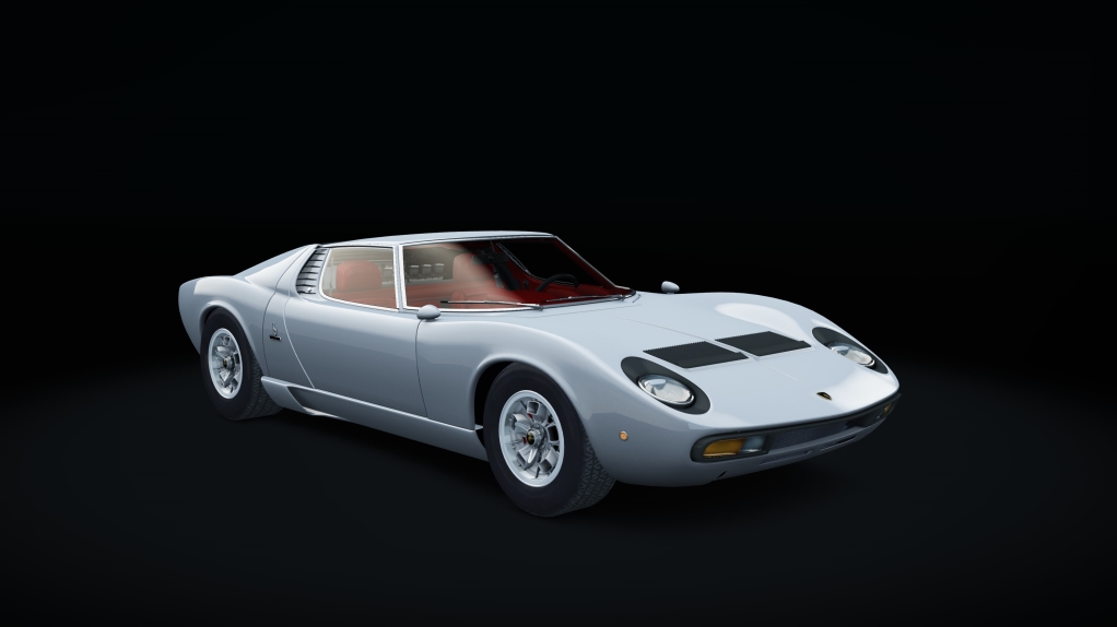 Lamborghini Miura P400 SV, skin Argento