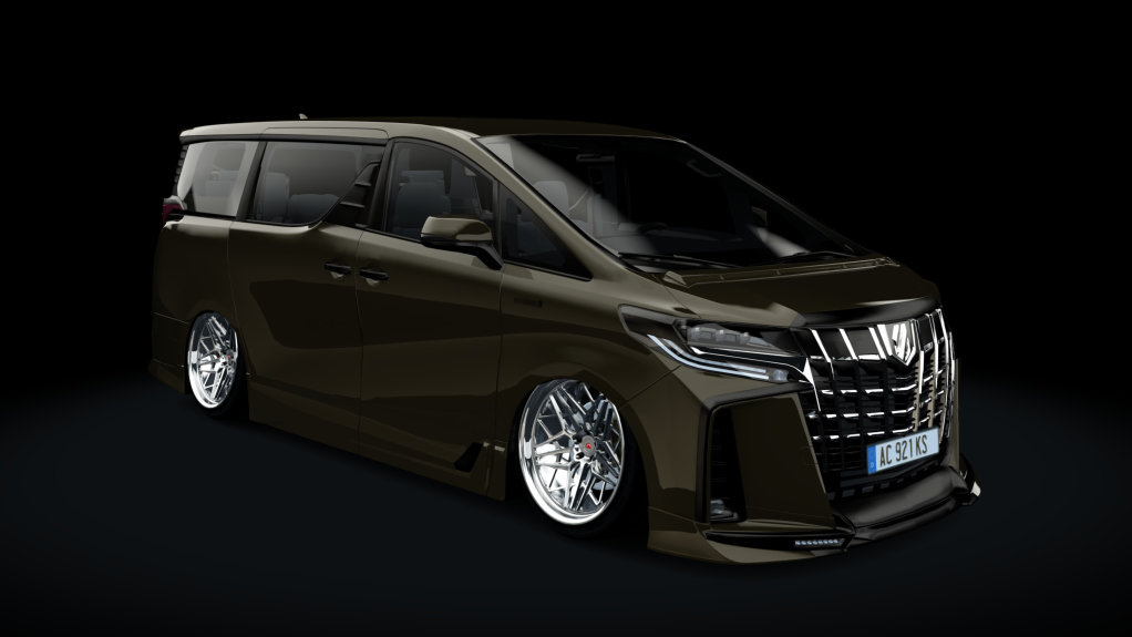 Toyota Alphard HF, skin Ceklat