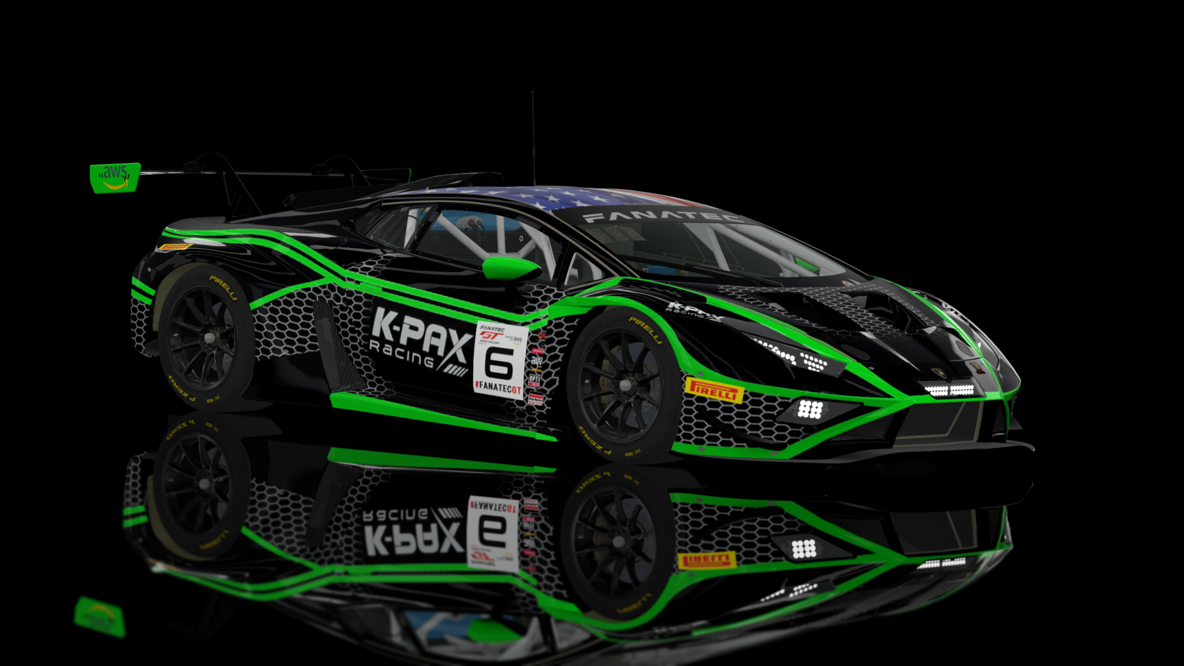 Lamborghini Huracan GT3 EVO2, skin 2023 Kpax Racing #6