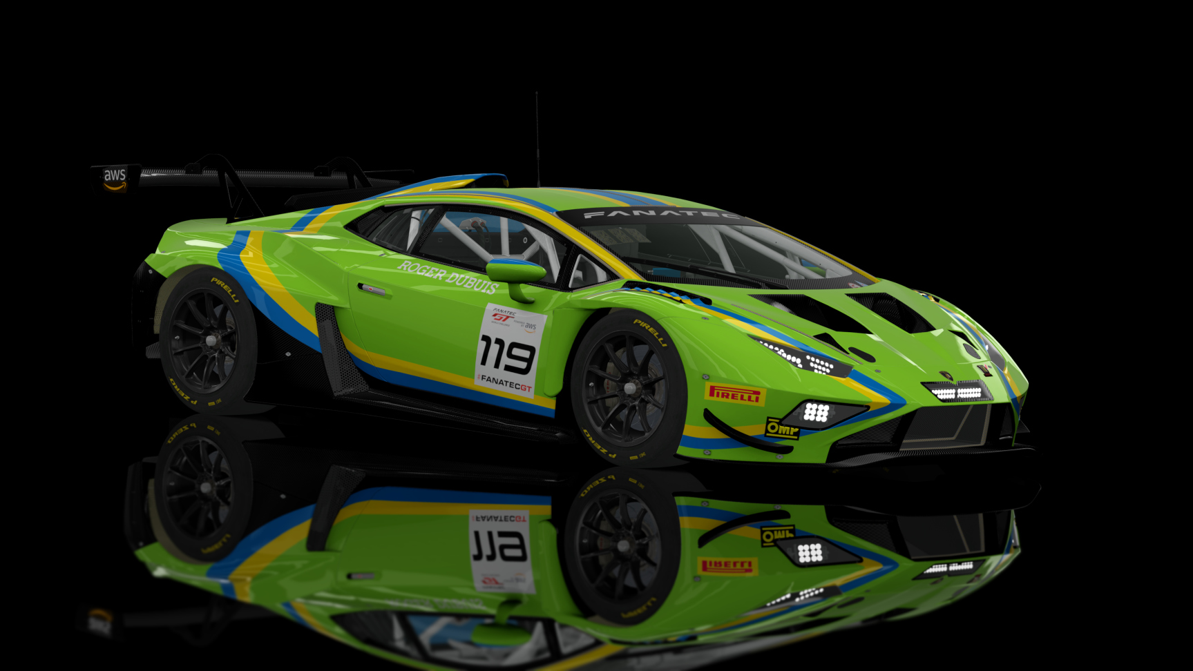 Lamborghini Huracan GT3 EVO2, skin 2023 VSR #119