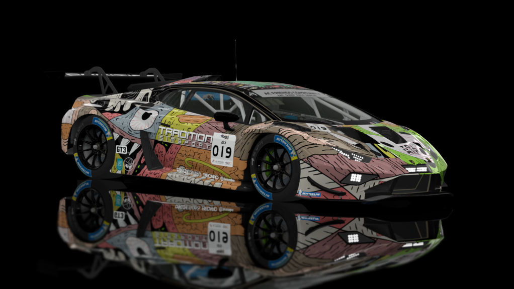 Lamborghini Huracan GT3 EVO2, skin ACFGTWC_SPA_GT3_019