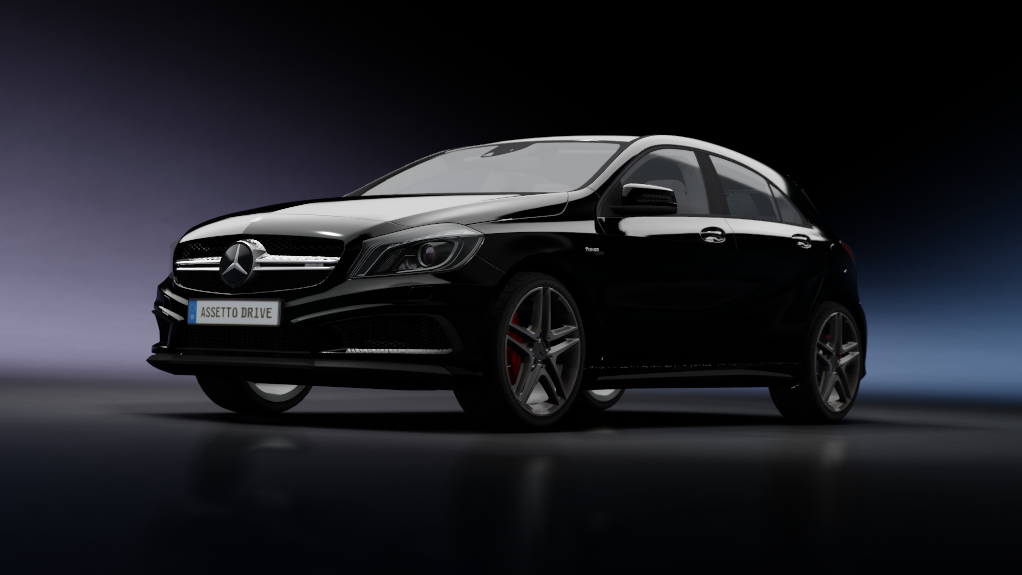 Mercedes-Benz A45 AMG, skin cosmos_black