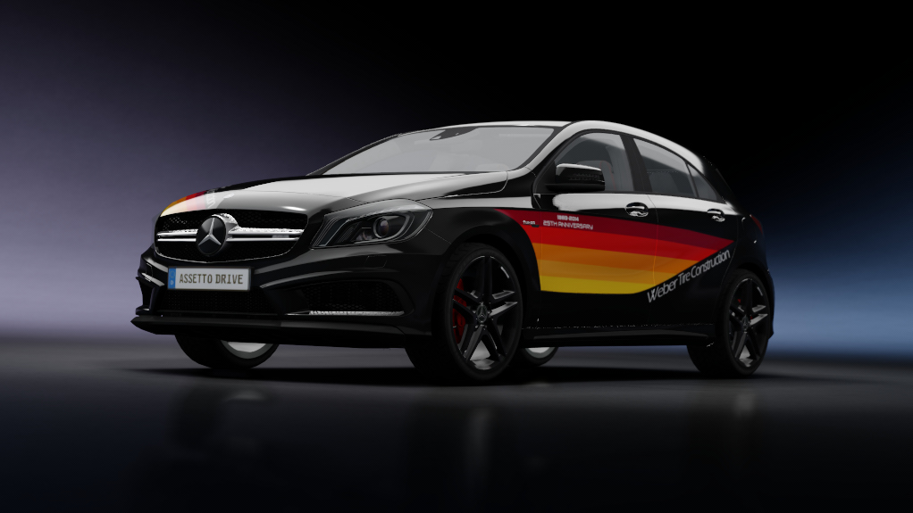 Mercedes-Benz A45 AMG, skin custom_weber_anniversary