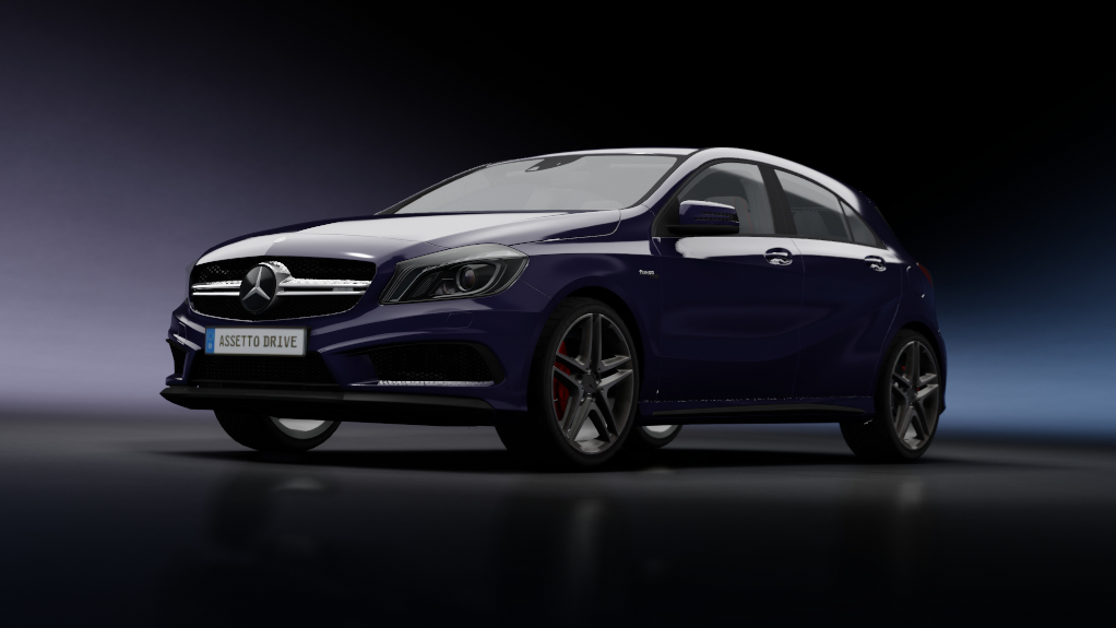 Mercedes-Benz A45 AMG, skin northern_light_violet